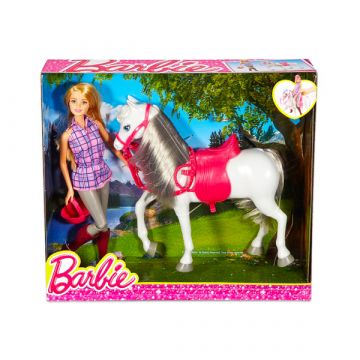 Barbie: Igralni set - Punčka Barbie in konjiček - .slika