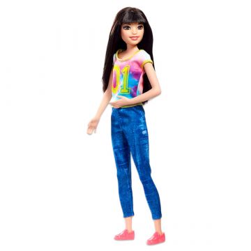 Barbie Skipper Babysitters: Lutka Skipper s črnimi lasmi in sladoledom - .slika