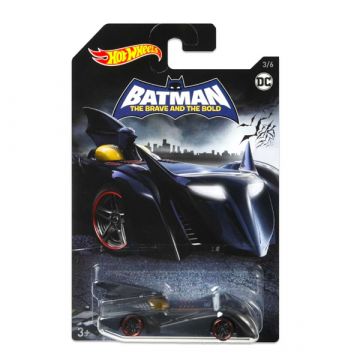 Hot Wheels DC Batman: Batmobile avtomobilček - črn z rumenimi okni - .slika