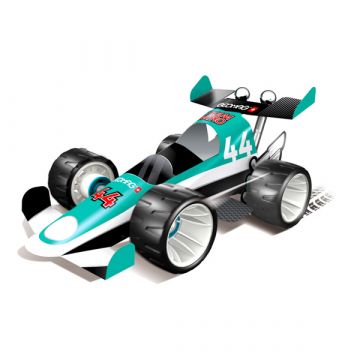 Geomag Wheels: Set Team Nitro s 25 kosi - svetlo modra - .slika