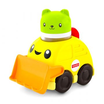Fisher-Price: Čelni nakladalec pritisni in pojdi - rumen - .slika