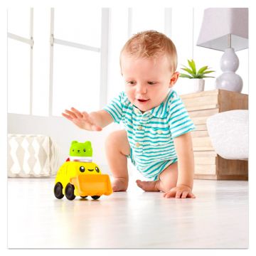 Fisher-Price: Čelni nakladalec pritisni in pojdi - rumen - .slika