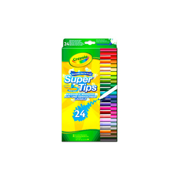 Crayola: 24 darabos kimosható vékony filctoll