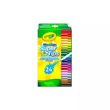 Crayola: 24 darabos kimosható vékony filctoll