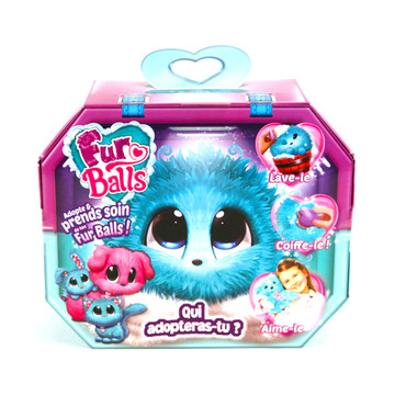 Fur Balls: meglepetés állatka - aqua színű