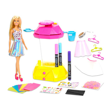 Barbie Crayola: konfettis divatstúdió babával