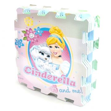 Disney hercegnők: Habszivacs szőnyeg puzzle  - 12 darabos 