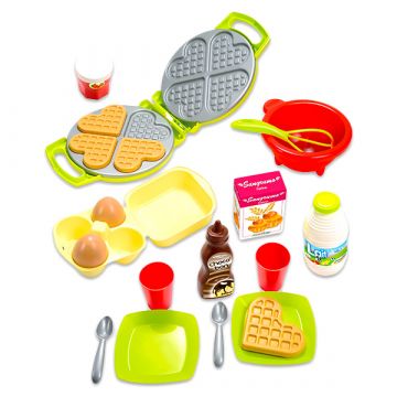 Ecoiffier: Set za vaflje - 22 delov - .slika