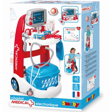 Smoby: Set doctor cu troliu şi accesorii - .foto
