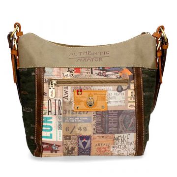 Anekke: Aviator torba za čez ramo - 27 x 11 x 31,5 cm - .slika