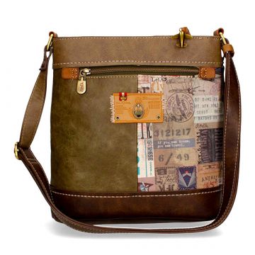 Anekke: Aviator moderna torbica za čez ramo - 25 x 8 x 27 cm - .slika
