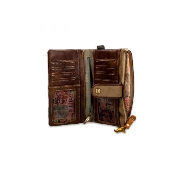 Anekke: Aviator usnjena denarnica - 17 x 2 x 10 cm - .slika