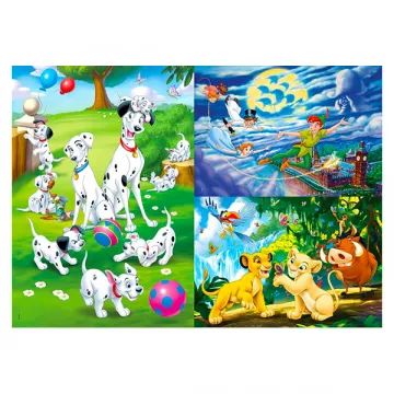 Clementoni: Disney puzzle SuperColor s 3 x 48 kosov - .slika