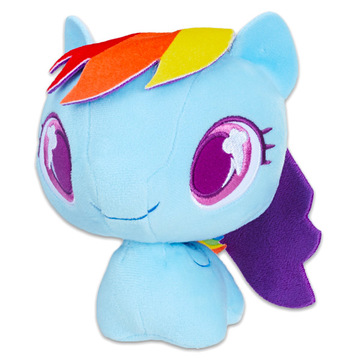 Én kicsi pónim: Rainbow Dash póni plüssfigura - 16 cm