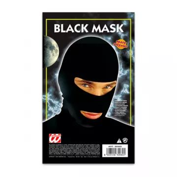 Črna maska - univerzalna velikost - .slika
