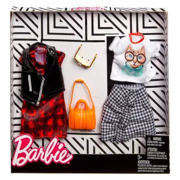 Barbie: Ustrezna oblačila - Trendovski komplet oblačil - .slika