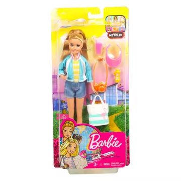 Barbie Dreamhouse: Lutka Stacie s potovalnimi dodatki - .slika