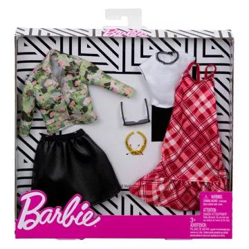 Barbie: Ustrezna oblačila - Komplet oblačil za poletno zabavo - .slika