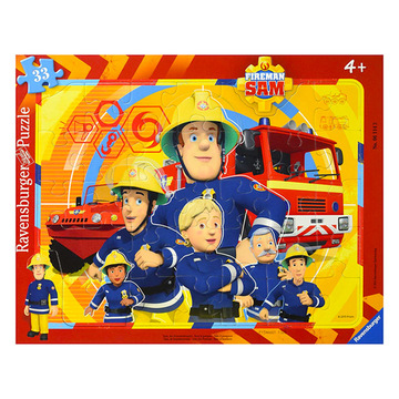 Sam, a tűzoltó 33 darabos keretes puzzle