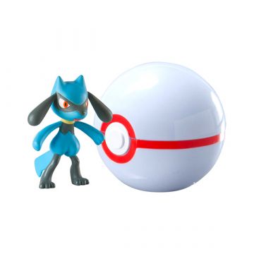 Tomy: Pokémon Riolu Premier Ball pokélabdában