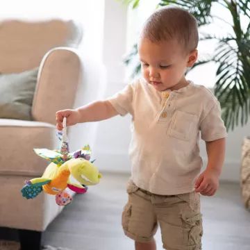 Lamaze: Flip-Flap, o bebé dragão vibratório – brinquedo pendurável - .Imagem