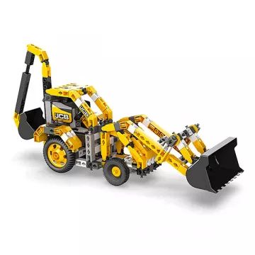 Engino JCB: Gradbeni komplet - Rovokopač 3-v-1 - .slika