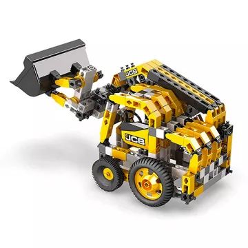 Engino JCB: Gradbeni komplet - Rovokopač 3-v-1 - .slika