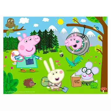 Puzzle Trefl: Peppa Pig Esplorazione nella foresta con 30 pezzi. - .immagine