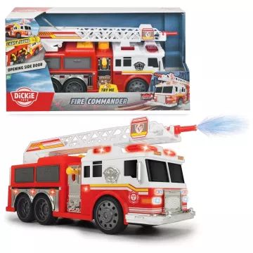 Dickie: Caminhão de Bombeiros com Luz e Som - 36 cm - .Imagem