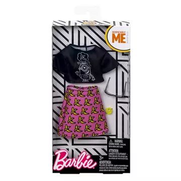 Barbie Minions: črna bluza s krilom - .slika