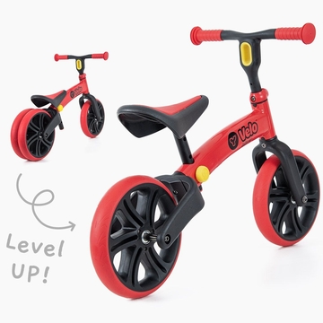 Y Velo: Junior Balance futóbicikli - piros - . kép