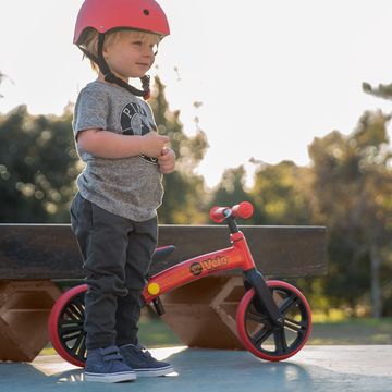 Y Velo: Junior Balance futóbicikli - piros - . kép