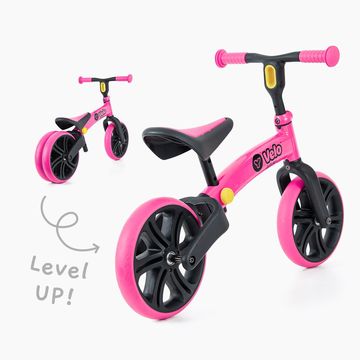 Y Velo: Junior Balance futóbicikli - rózsaszín - . kép