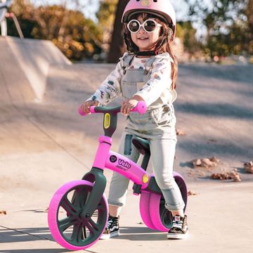 Y Velo: Junior Balance futóbicikli - rózsaszín - . kép