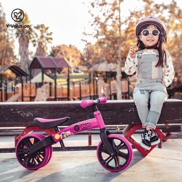 Y Velo: Junior Balance futóbicikli - rózsaszín - . kép