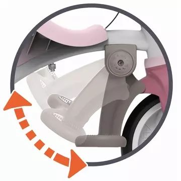 Smoby: Be Move Comfort szülőkaros tricikli - pink - . kép
