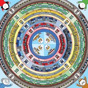 Bruno a Budapest - gioco da tavolo in lingua ungherese. - .immagine