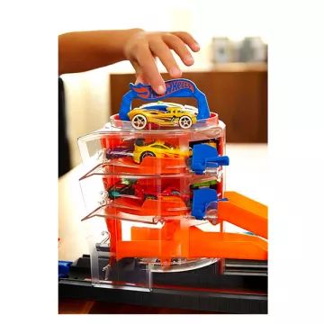 Hot Wheels City: Igralni set Super Spin Avtosalon - .slika