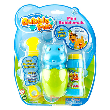Bubble Fun: Mini állatos buborékfújó - 60 ml, többféle
