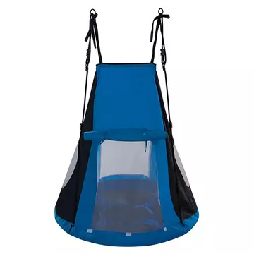 Spartan: Fészekhinta sátorral - 110 cm, kék
