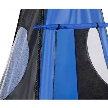 Spartan: Kolijevka gnijezdo s baldahinom - 110 cm, plava - .slika