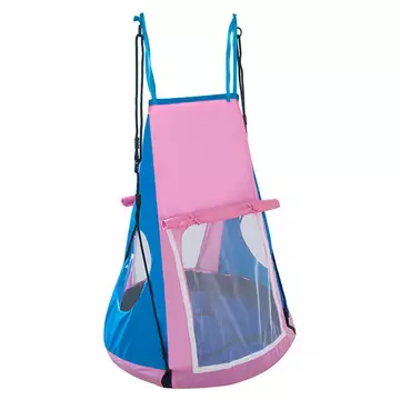 Spartan: Fészekhinta sátor - 95 cm, rózsaszín-kék