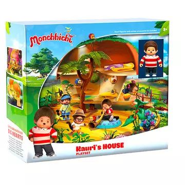 Monchhichi: Mega Conjunto de Brinquedos Casa do Kauri - .Imagem