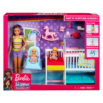 Set de joacă Camera pentru copii, Barbie Skipper Babysitters - .foto
