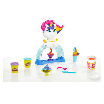 Play-Doh: Unikornisos fagylaltkészítő gyurmaszett