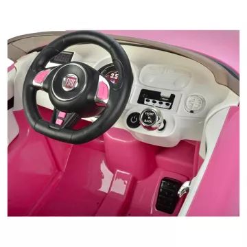 Električni avto za otroke Fiat 500, roza - .slika