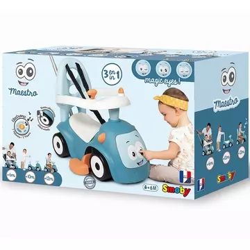 Smoby: Maestro Ride-On - carro elétrico para bebês - azul - .Imagem