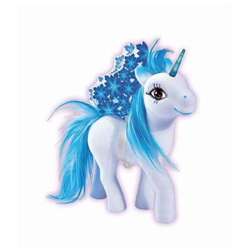 Sweet Pony: Fluoreszkáló jég unikornis, fésűvel és tükörrel