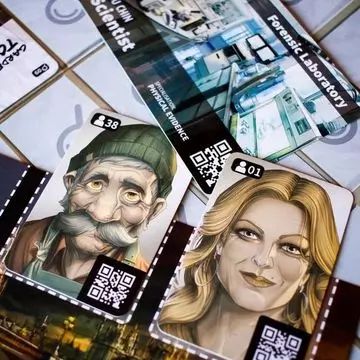 Gioco da tavolo Cronache criminali, in lingua ungherese - .immagine