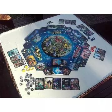 Jogo de tabuleiro Hexpanse - em húngaro - .Imagem